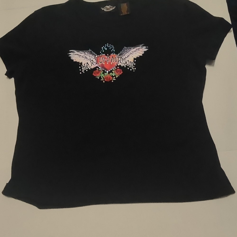 Harley-Davidson Black Short Sleeve Tee